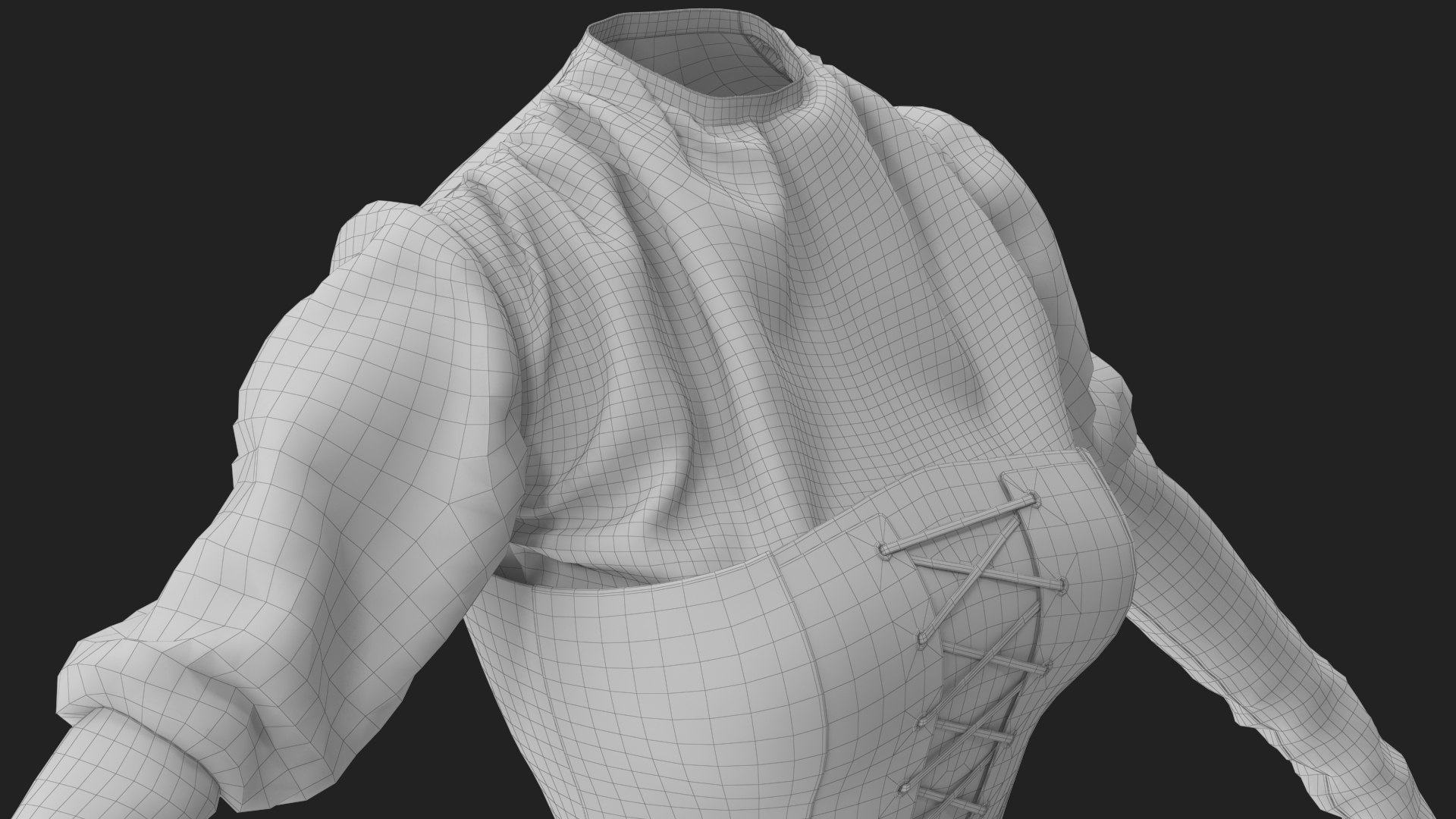 3D model Blouse with Corset Leather 3 https://p.turbosquid.com/ts-thumb/gd/ozCU4h/aX/wireframe_07/jpg/1694616596/1920x1080/fit_q87/50aefe621aebb0a0c1812fdf6d382f50656e3595/wireframe_07.jpg