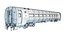 Voiture de train de voyageurs