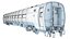 Voiture de train de voyageurs