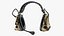 Casque tactique Comtak sur la tête