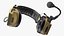 Casque tactique Comtak sur la tête