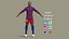 Ronaldinho w pozycji T-Pose 2005