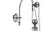 Dialma Brown industrial Applique  chrome DB002641 Wall Lamp