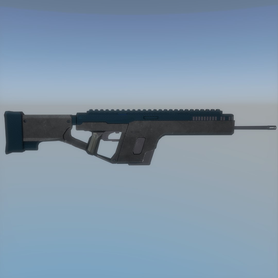 Fi Assault Rifle 3d Obj