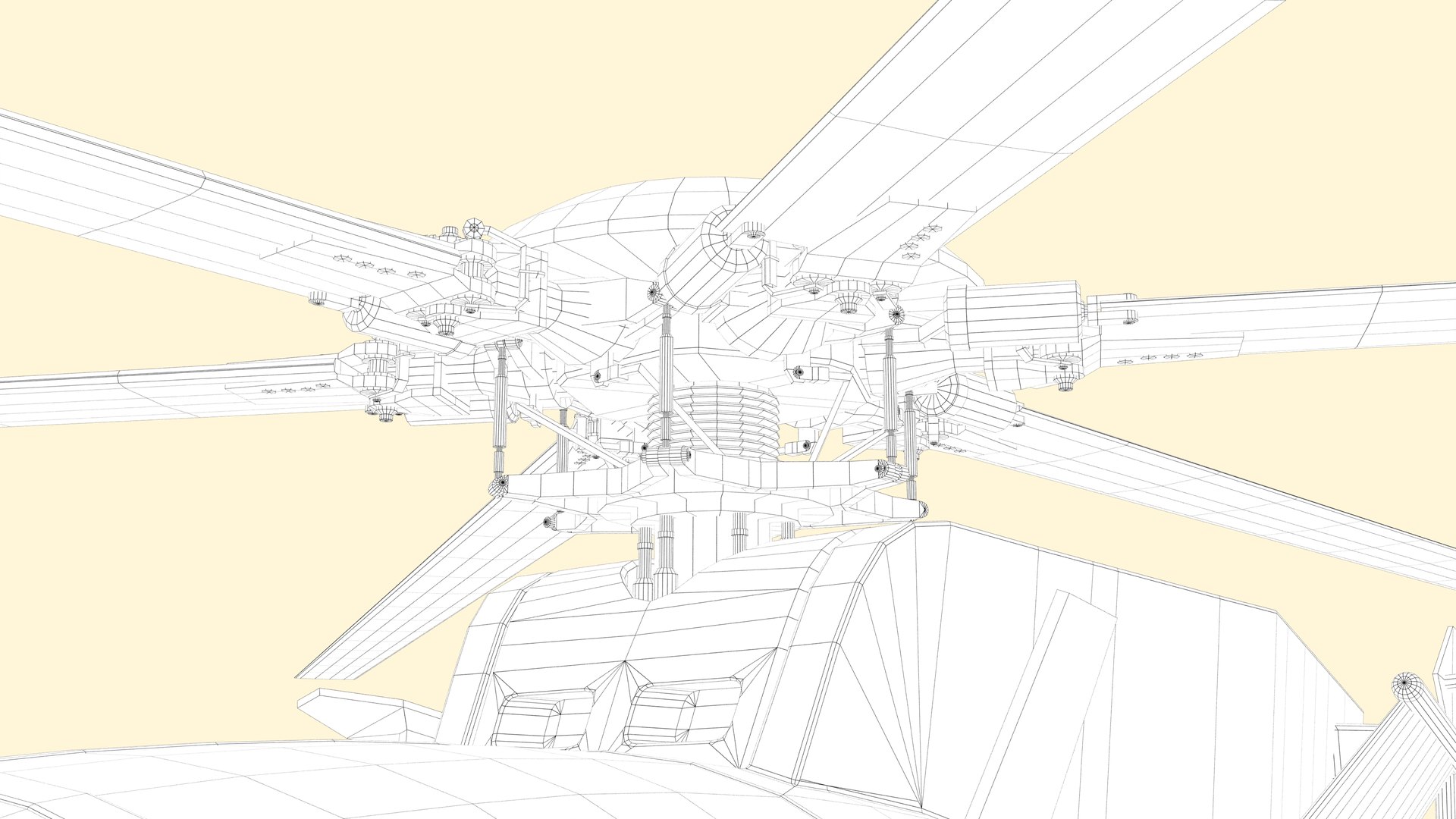 3D Helicopter MH-6 Game Ready Model - TurboSquid 2383347