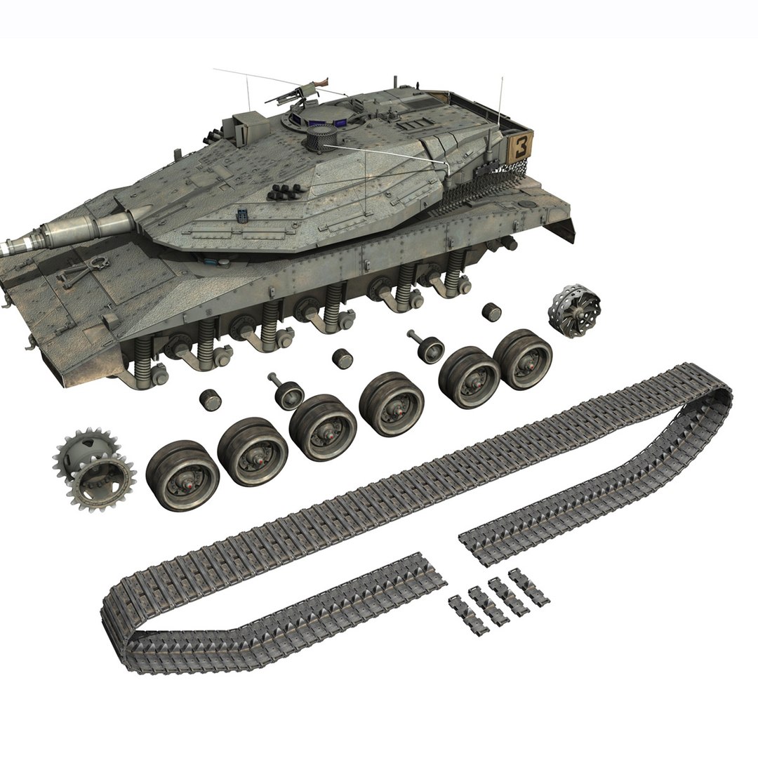 Merkava Iv - Battle Tank 3d C4d