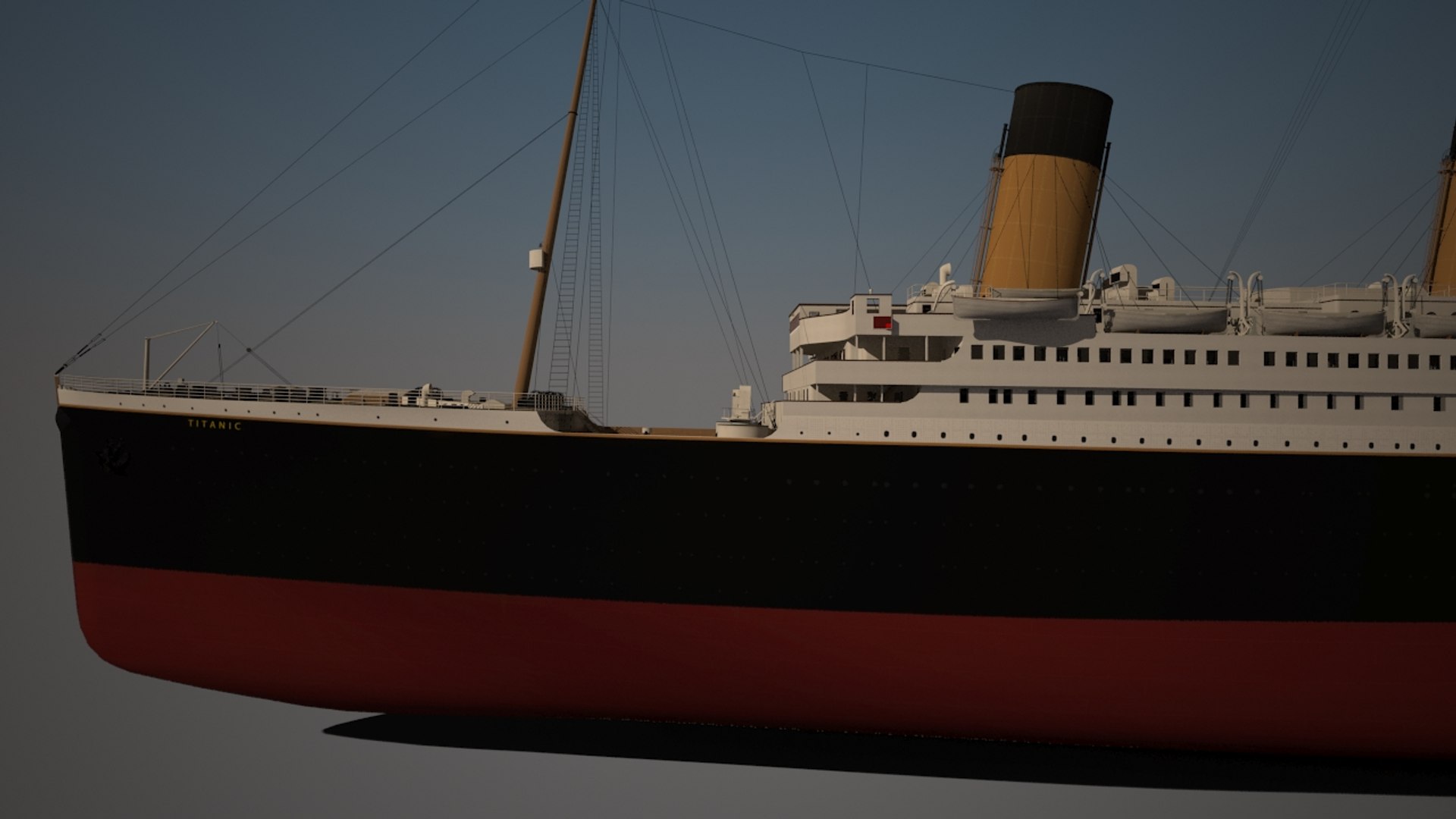 ship titanic 3d model