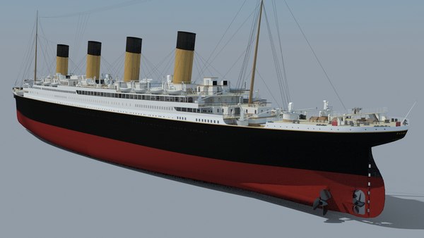 ship titanic 3d model