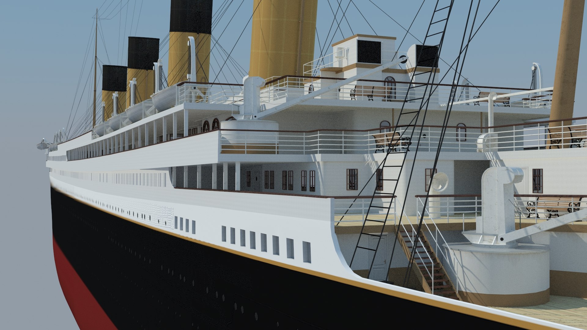 Ship Titanic 3d Model