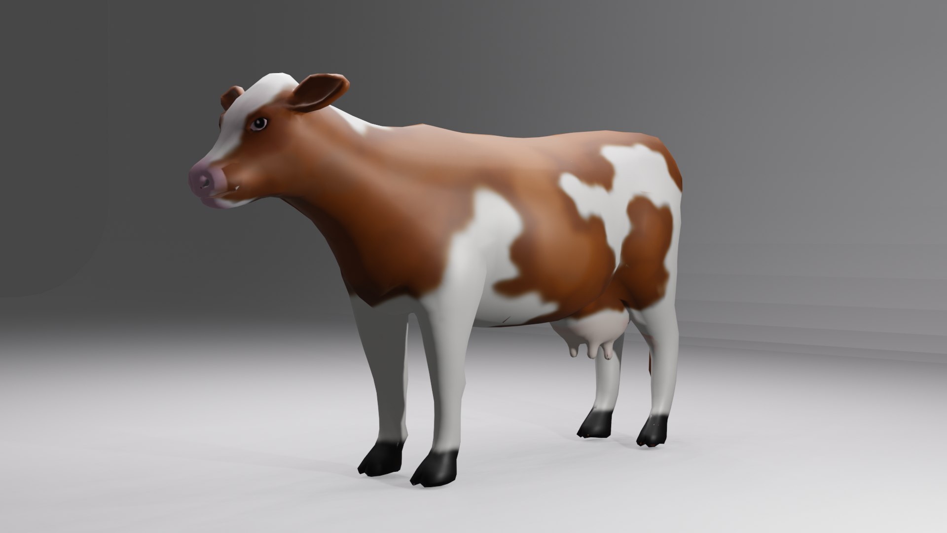Cow 3D Model - TurboSquid 2227411