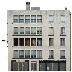 Vintage Building With Shops