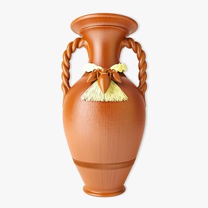 3ds realistic decorative vase