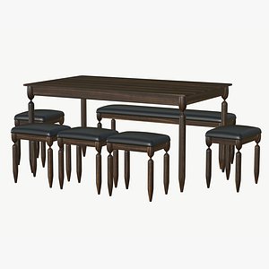 Wooden Chair Dining Table