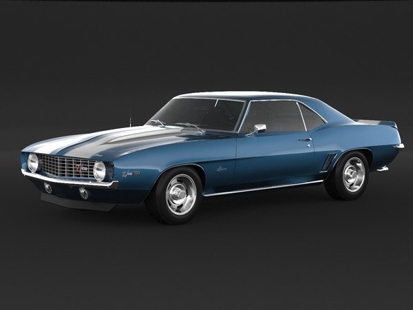 1972 camaro 3d model