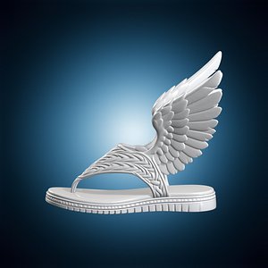Olympian Winged Sandal 3D Print Model 3D model