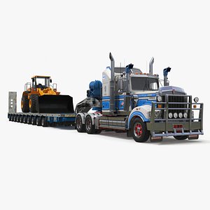 3D Heavy Hauler Truck and Loader