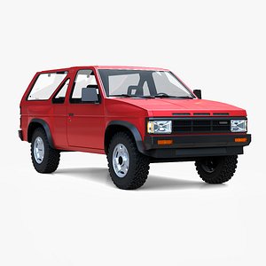 1987 Nissan Pathfinder 2 door 3D model
