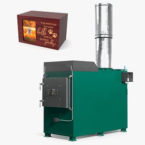 Animal Cremation Oven with Memory Urn Collection