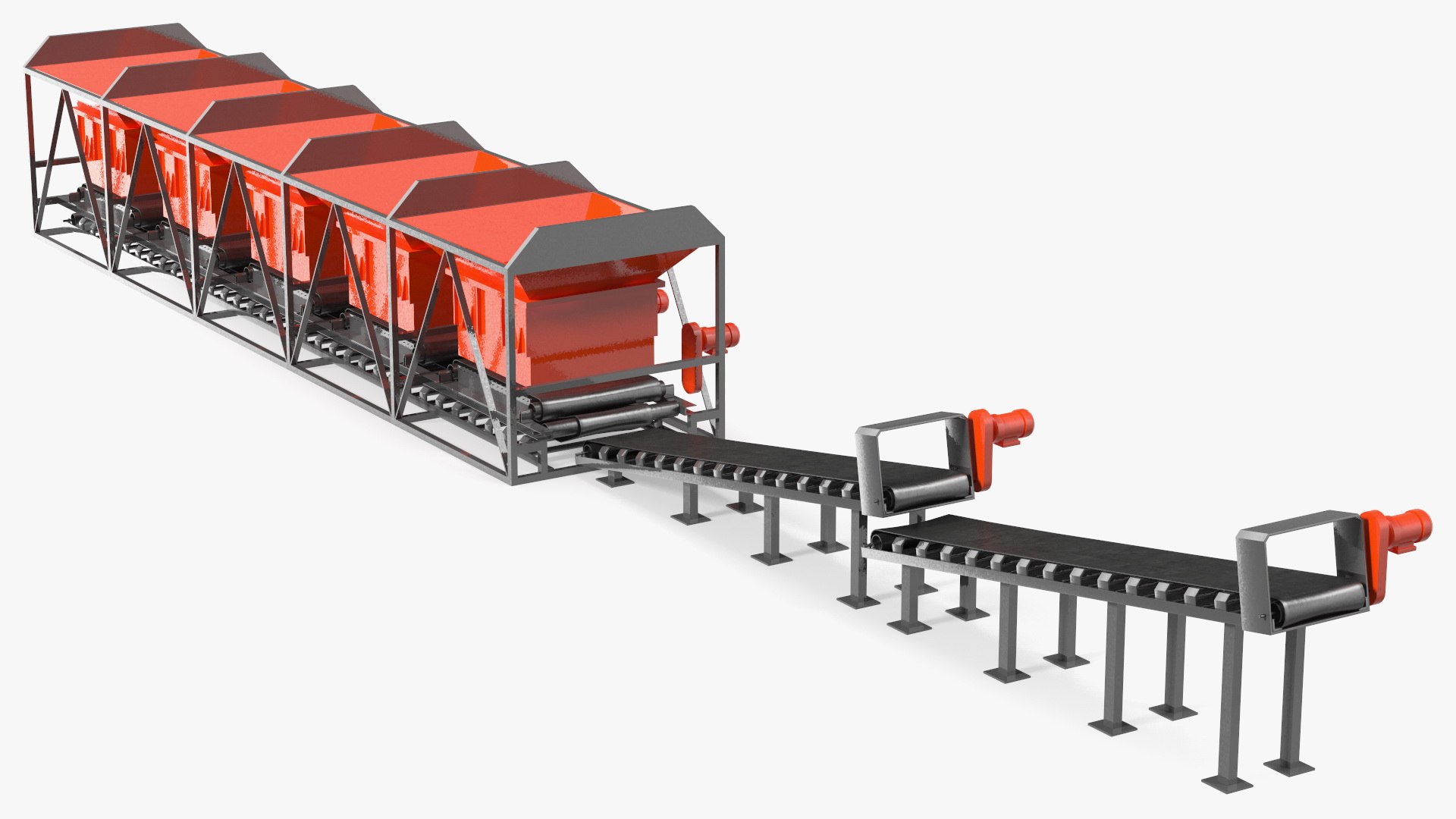 Cold Aggregate Supply System 3D model preview