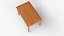 3D Realistic Wooden Dining Table 3D Model  PBR Textured Low Poly  Game Ready