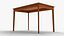 3D Realistic Wooden Dining Table 3D Model  PBR Textured Low Poly  Game Ready