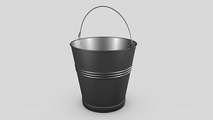 Metal Bucket 3D