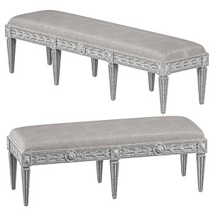 3D eloquence queen anais bench model