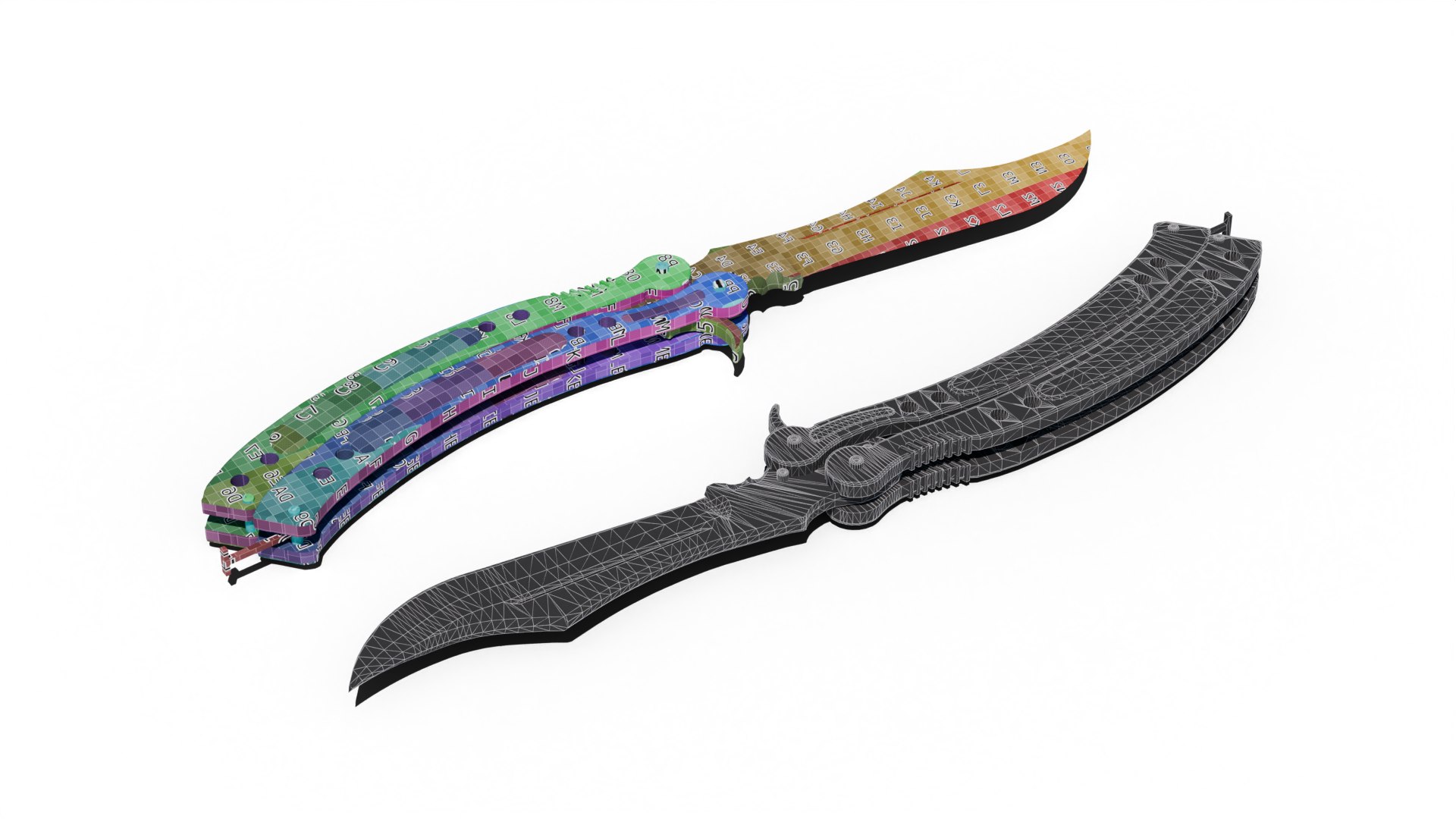 3D CS Knife Collection model https://p.turbosquid.com/ts-thumb/ge/ScTVyu/Hr/9butterflyknife/png/1770989511/1920x1080/fit_q87/1f0c0fbe9e5acec1e3b4d51be8752408e21ec8a7/9butterflyknife.jpg