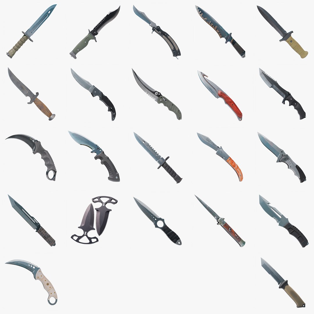 3D CS Knife Collection model https://p.turbosquid.com/ts-thumb/ge/ScTVyu/kf/csknifecollection/png/1770989537/1920x1080/fit_q87/1425864f9cd5494ef04a249d6e97c93eace40036/csknifecollection.jpg
