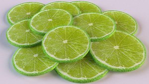3D lime ice slice model