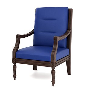 3D Arm chair semi classic