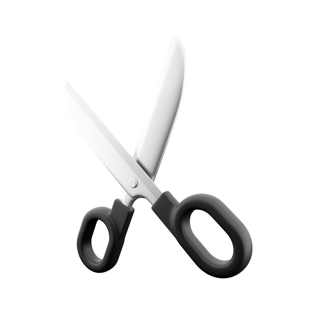 3D Open Scissor Icon - TurboSquid 2066434