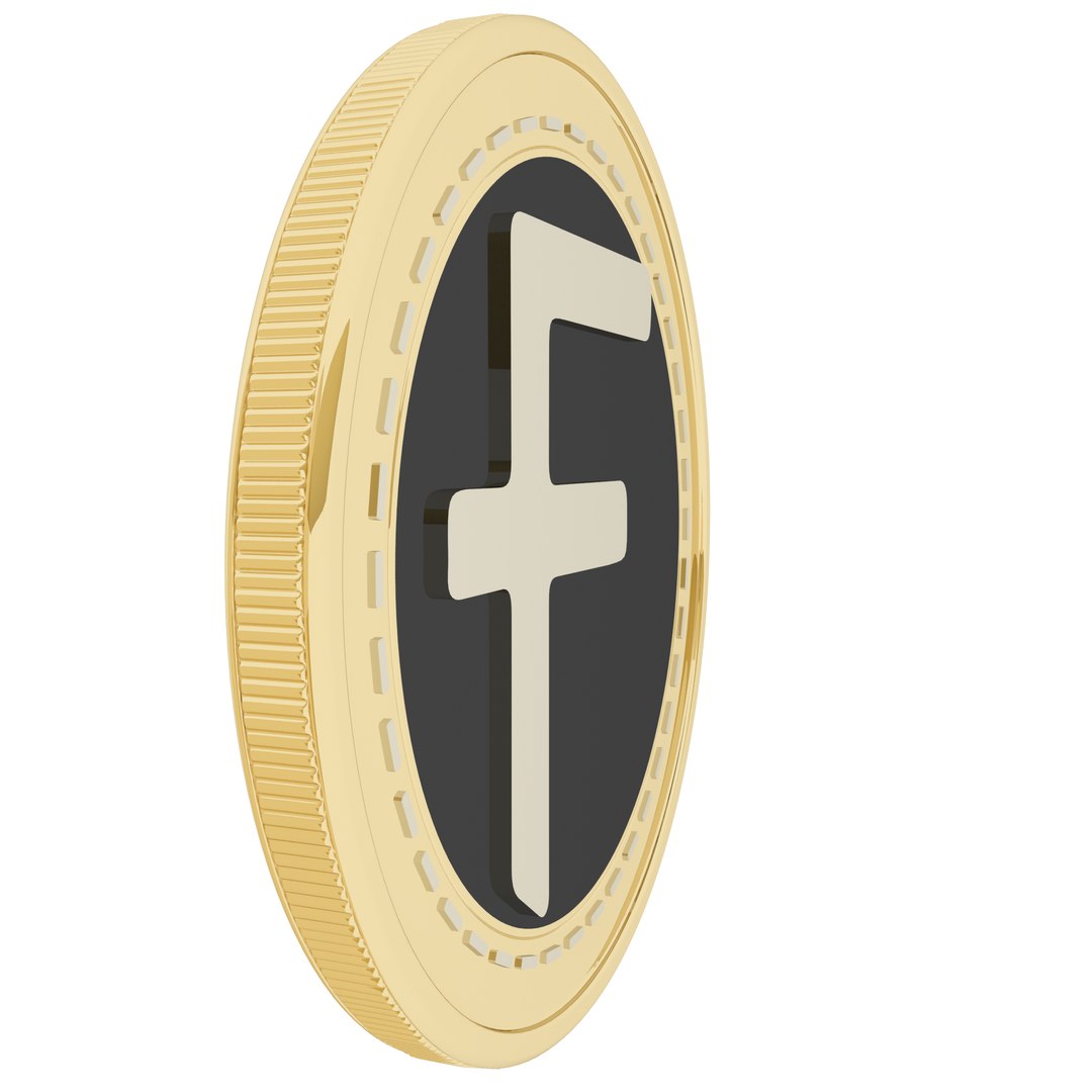 3D model Flexacoin Cryptocurrency Gold Coin - TurboSquid 1856185