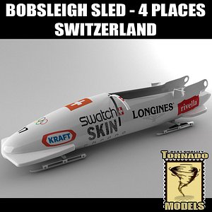Bobsleigh Sled - 4 Places - Switzerland