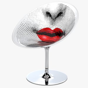 kartell eros chair 3d 3ds
