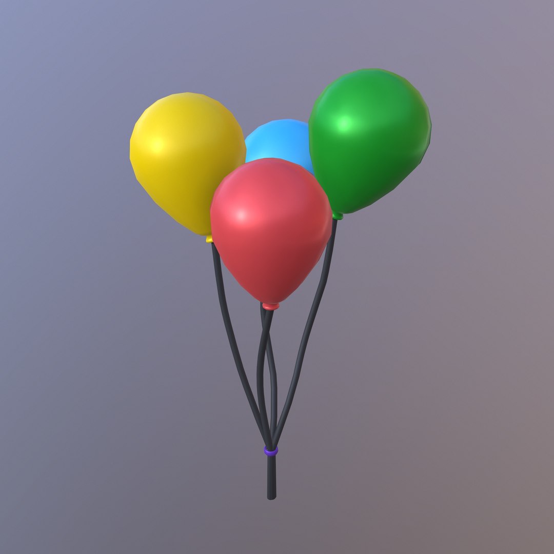 Balloon 3d Model Turbosquid 1874254