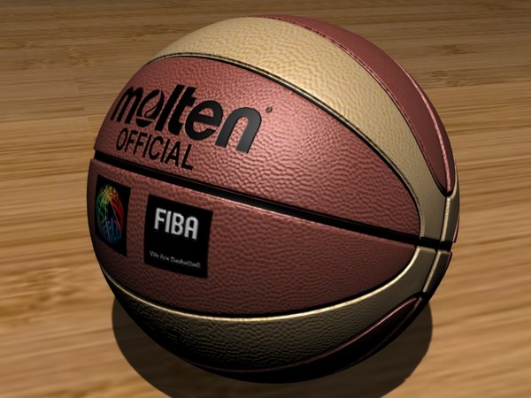 basket ball basketball 3d model