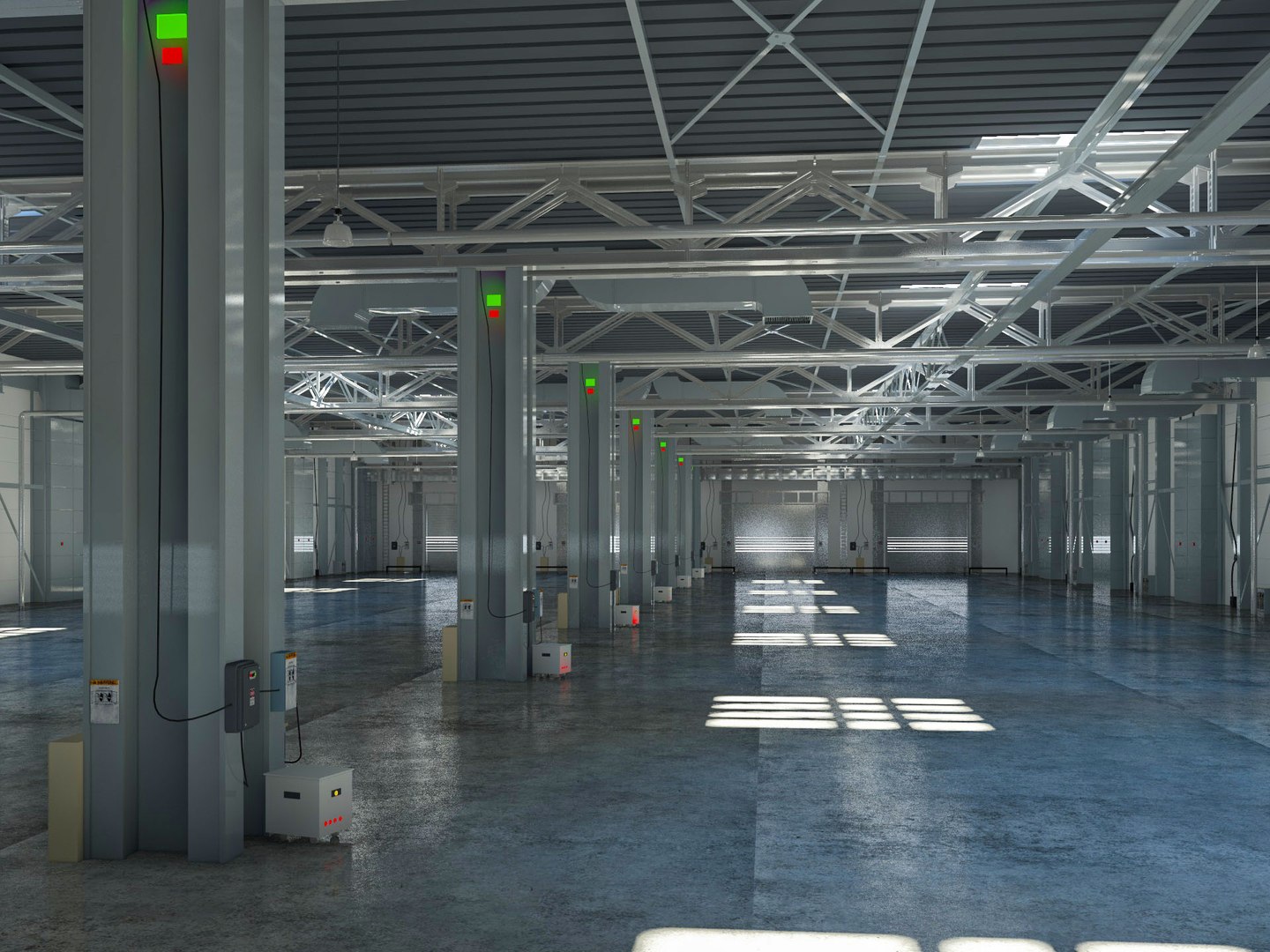 3D Exhibition Hall Interior 12 Model - TurboSquid 2076224