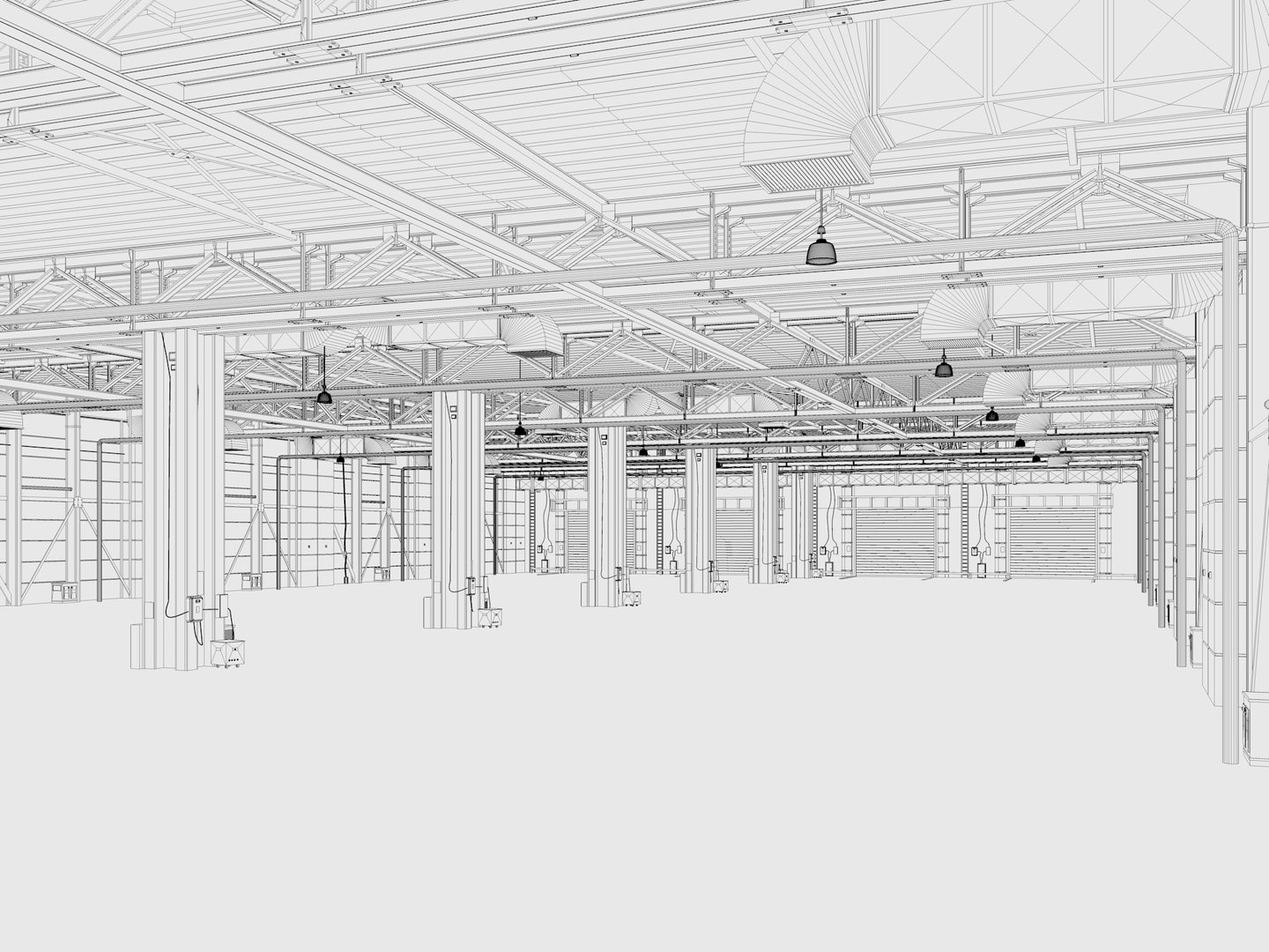 3D Exhibition Hall Interior 12 Model - TurboSquid 2076224