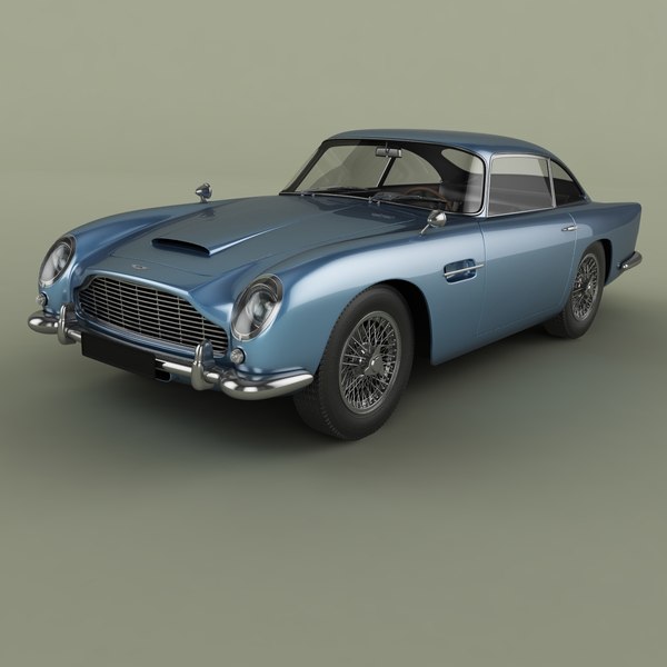 3D 1963 aston martin db5 model