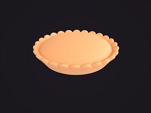 Cartoon Style Whole Pie