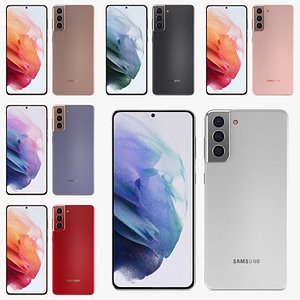 Samsung Galaxy S21 Plus All Colors 3D model