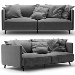 Arflex sofa K2 2014 2 seats 3D model
