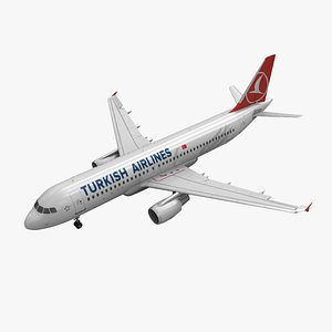 Airbus A320 Turkish Airlines Animated