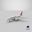 Airbus A320 Turkish Airlines animado