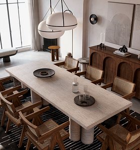 Scene of Fully Furnished Interior for 3dsMaxCorona 3D model