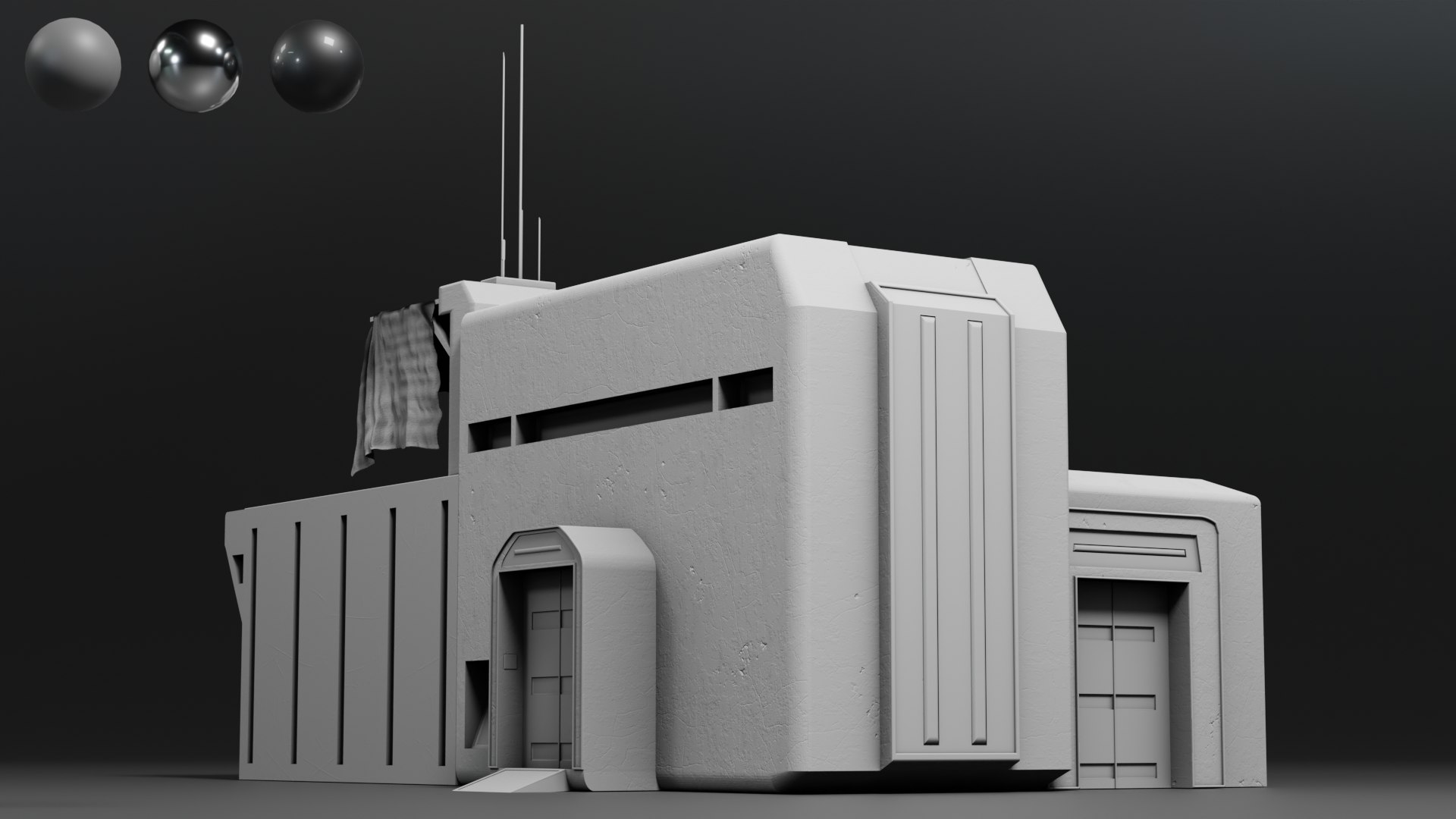Futuristic Space-like Scientist Base 3D - TurboSquid 2369060