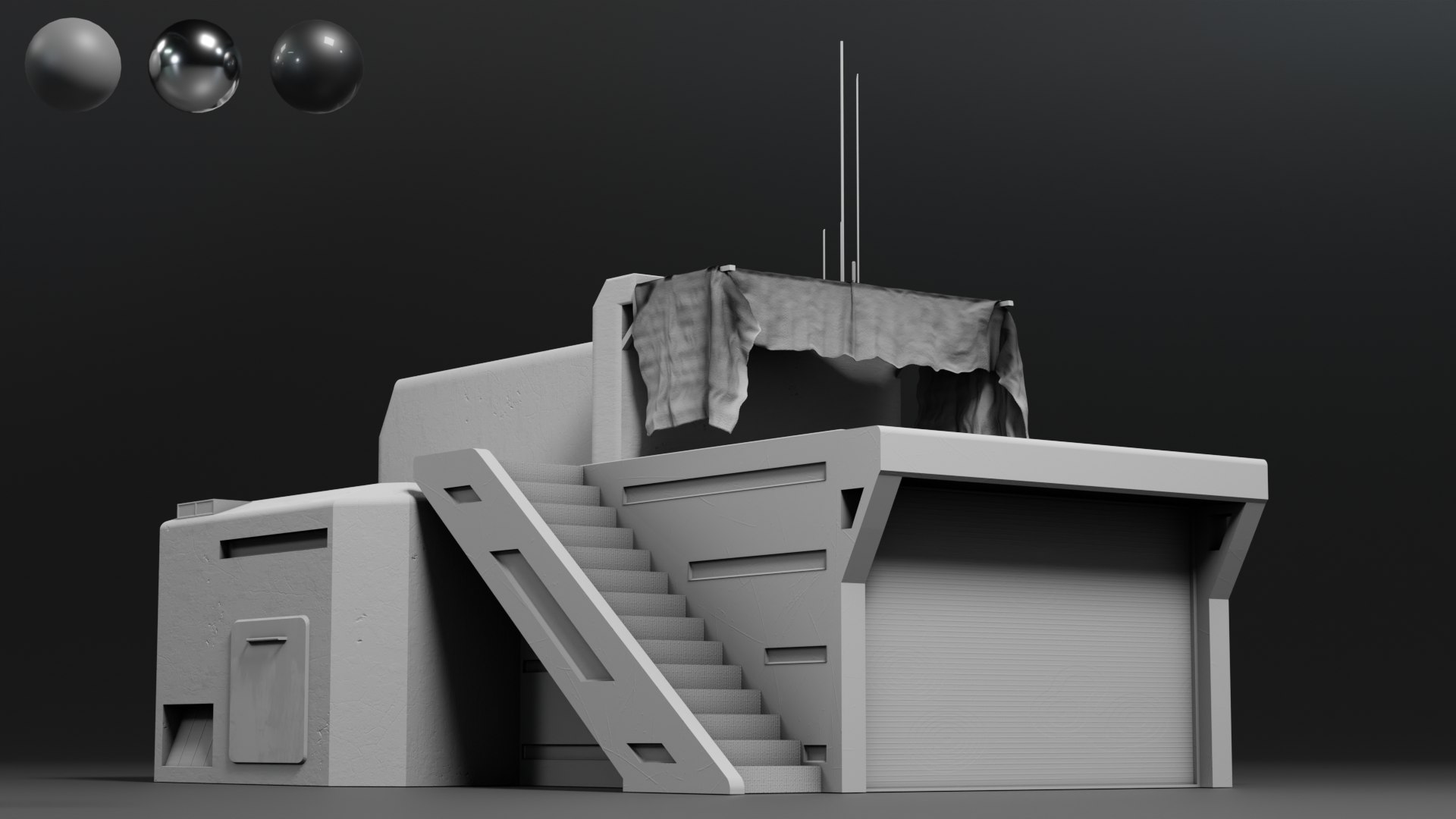 Futuristic Space-like Scientist Base 3D - TurboSquid 2369060