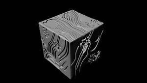 cube geometric 3D