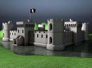 3d model castle